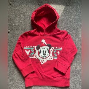 Disney Jumping Beans Mickey Christmas Hoodie 4T